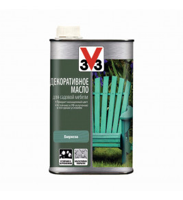 Декоративное масло V33 для садовой мебели
